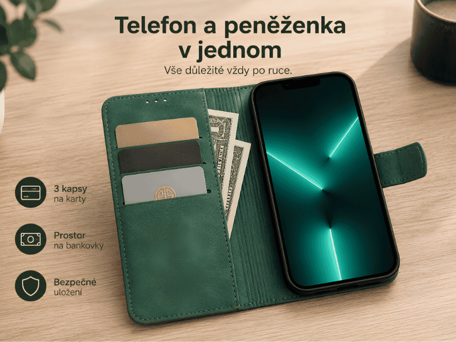 Vnitřní kapsy pouzdra Forcell TENDER Book
